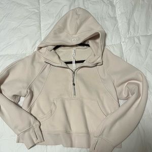Lululemon crop scuba half zip